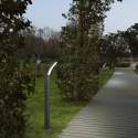 Poste de jardín exterior h90 de aluminio IP65 con luz LED Sail Venta