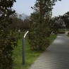 Poste de jardín exterior h90 de aluminio IP65 con luz LED Sail Venta