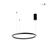 Lámpara colgante LED diseño redondo minimalista 80cm Hoop Promoción