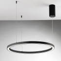 Lámpara colgante LED diseño redondo minimalista 80cm Hoop Venta