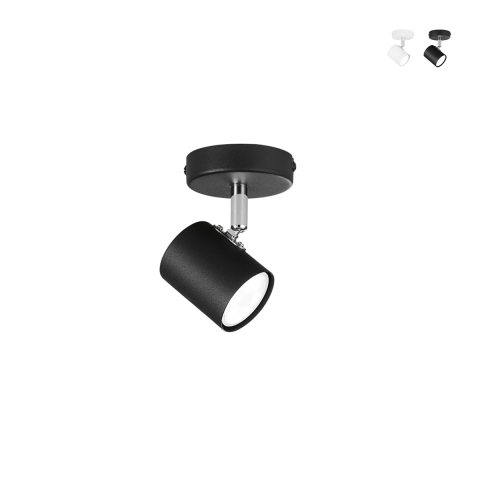 Aplique de metal con 1 foco orientable Zero Promoción