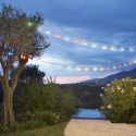 Cadena eléctrica con luces LED panel solar para exteriores PicNic Venta