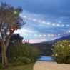 Cadena eléctrica con luces LED panel solar para exteriores PicNic Venta