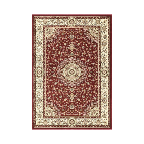 Alfombra persa roja para salón Babil Promoción