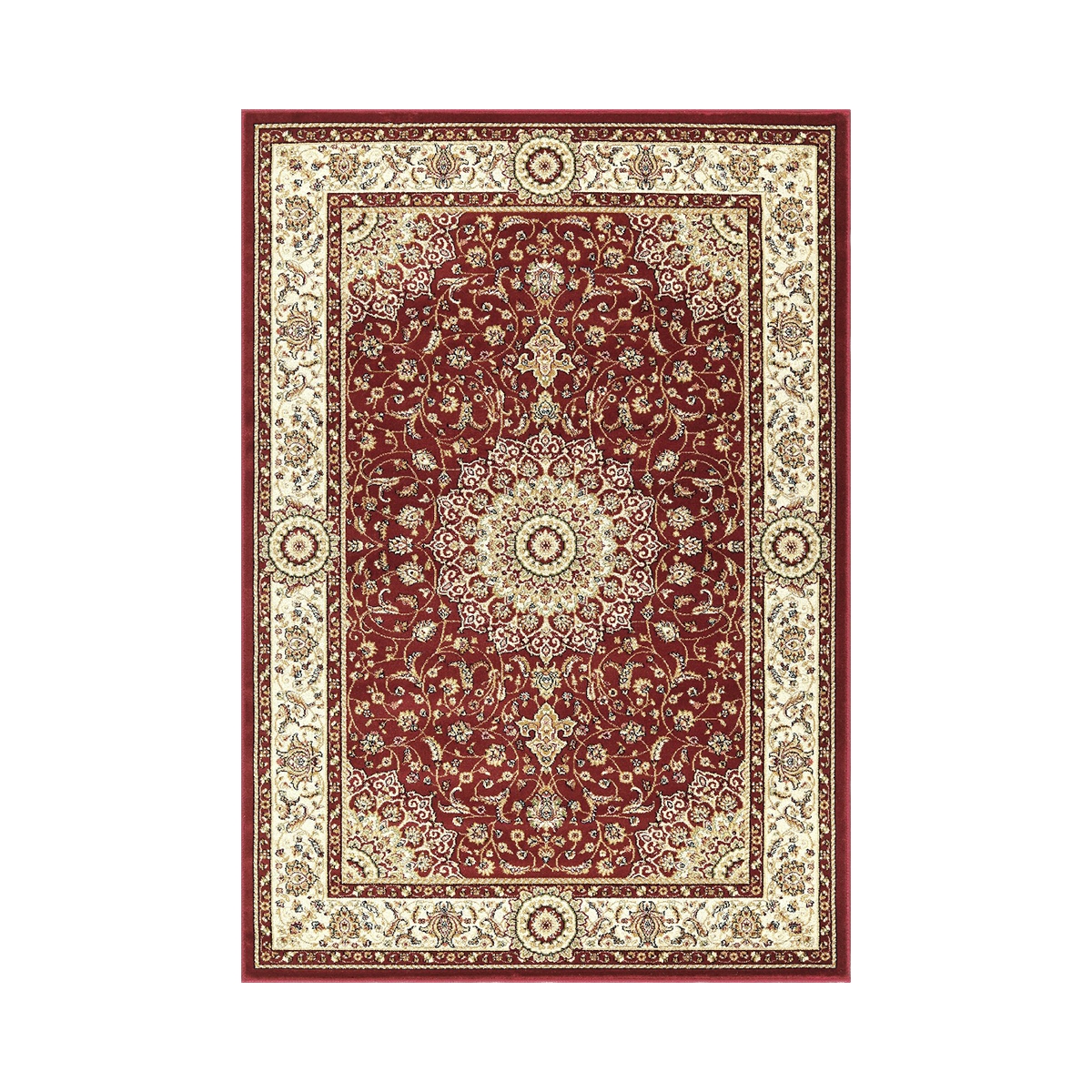 Alfombra persa roja para salón Babil Promoción Alfombra persa roja para salón Babil Promoción