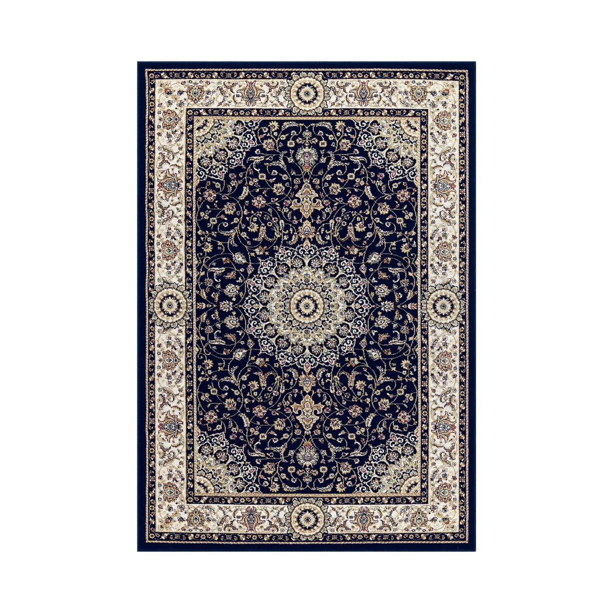 Alfombra azul persiana Babil para sala de estar Promoción Alfombra azul persiana Babil para sala de estar Promoción