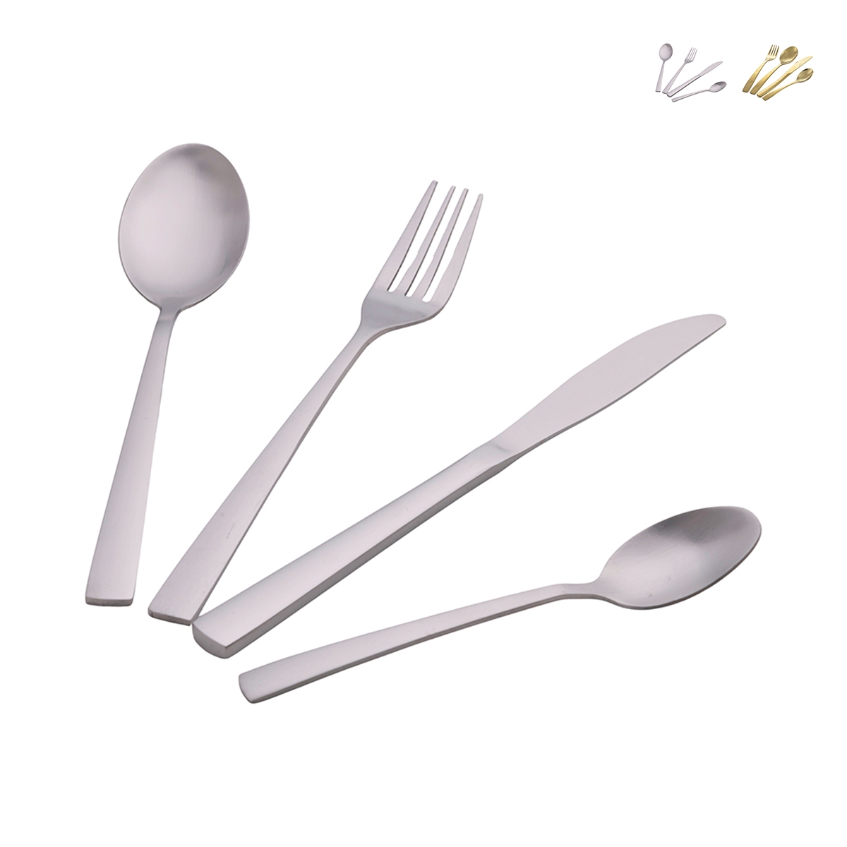 Juego de 24 cubiertos de acero inoxidable Madison Villa d'Este Home Tivoli Modelo