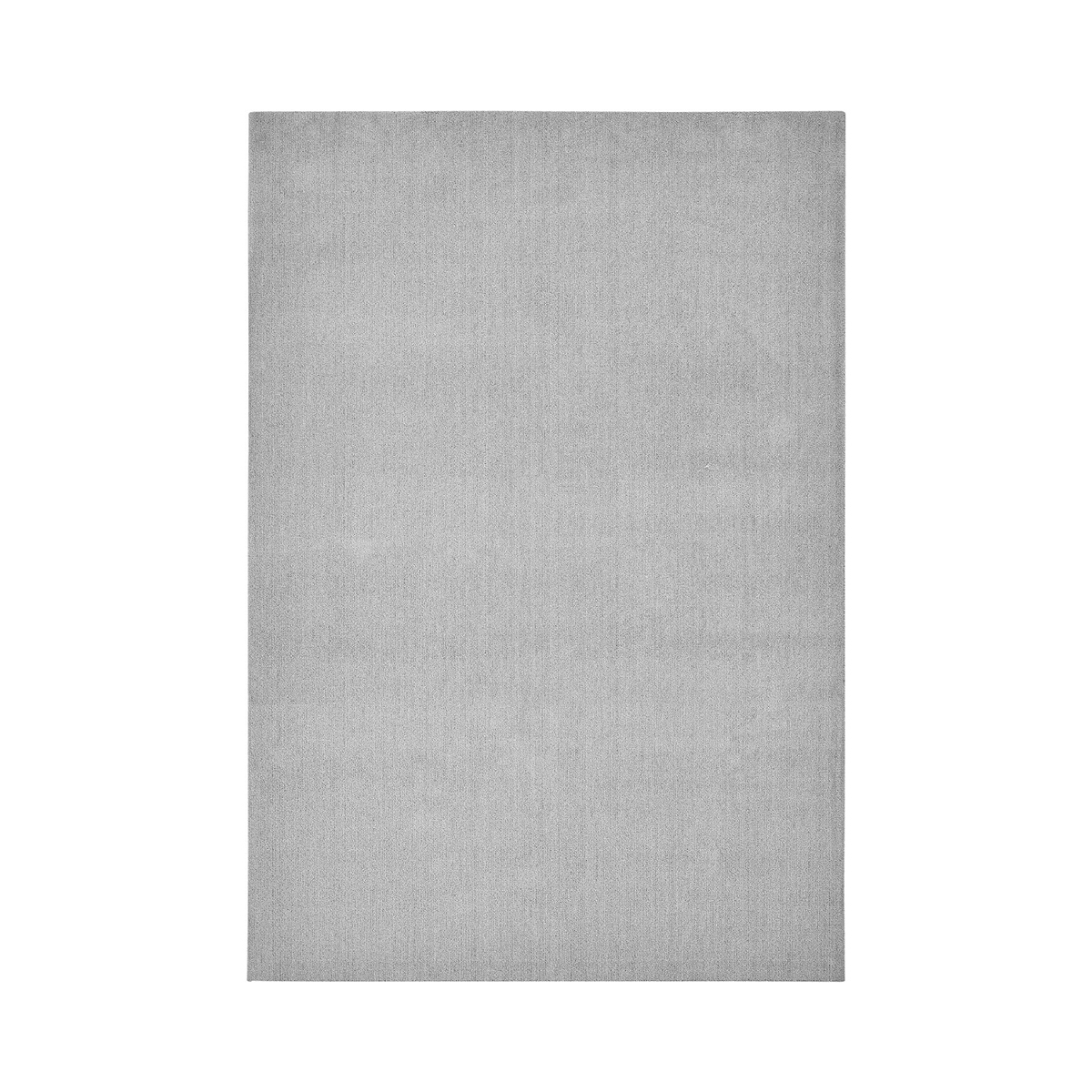 Alfombra moderna de pelo corto color gris claro Feel Promoción