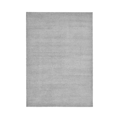Alfombra moderna de pelo corto gris Feel Promoción