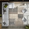 Alfombra de diseño gris y beige para salón Funny Venta