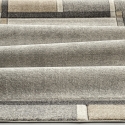 Alfombra moderna geométrica gris y beige Funny Venta