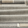 Alfombra moderna geométrica gris y beige Funny Venta