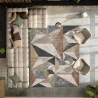 Alfombra moderna gris y beige para salón Funny Venta