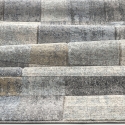 Alfombra de diseño para sala gris y azul Funny Venta
