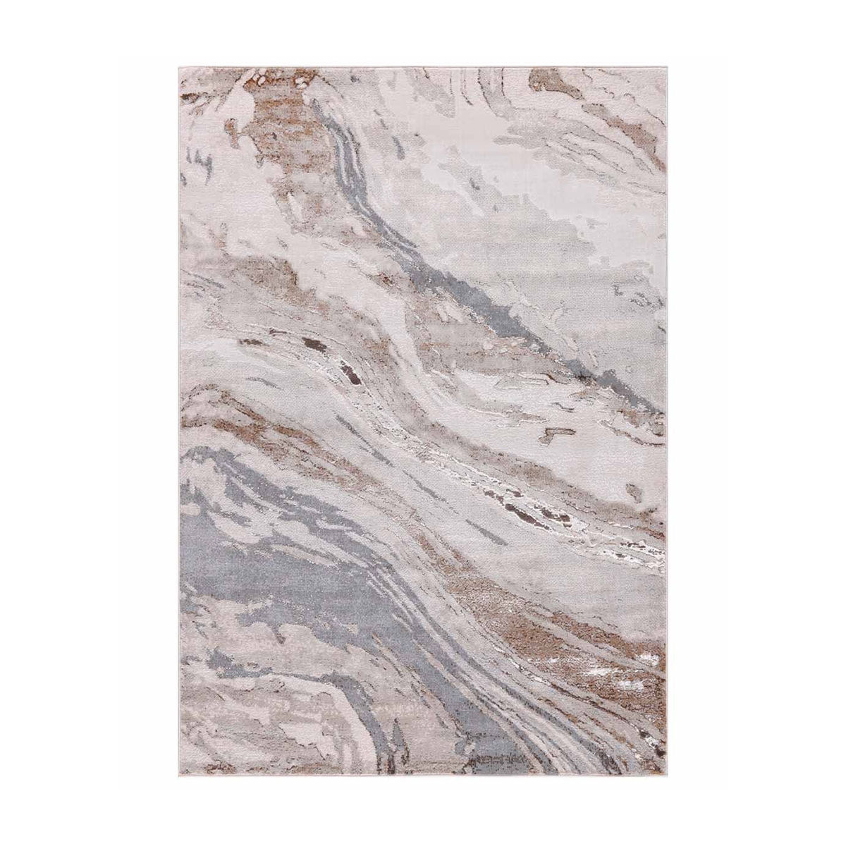 Alfombra de diseño gris y beige para dormitorio Nevada Promoción Alfombra de diseño gris y beige para dormitorio Nevada Promoción