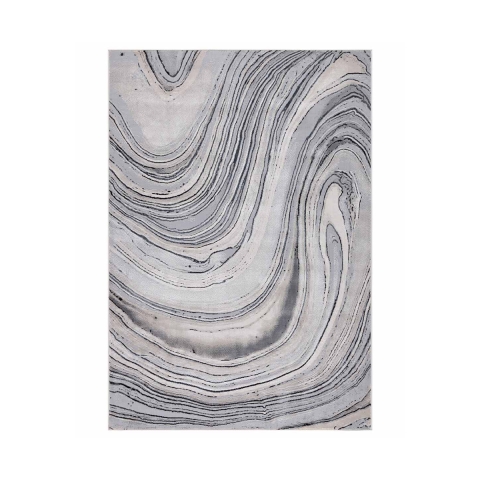 Alfombra gris para dormitorio Nevada Promoción