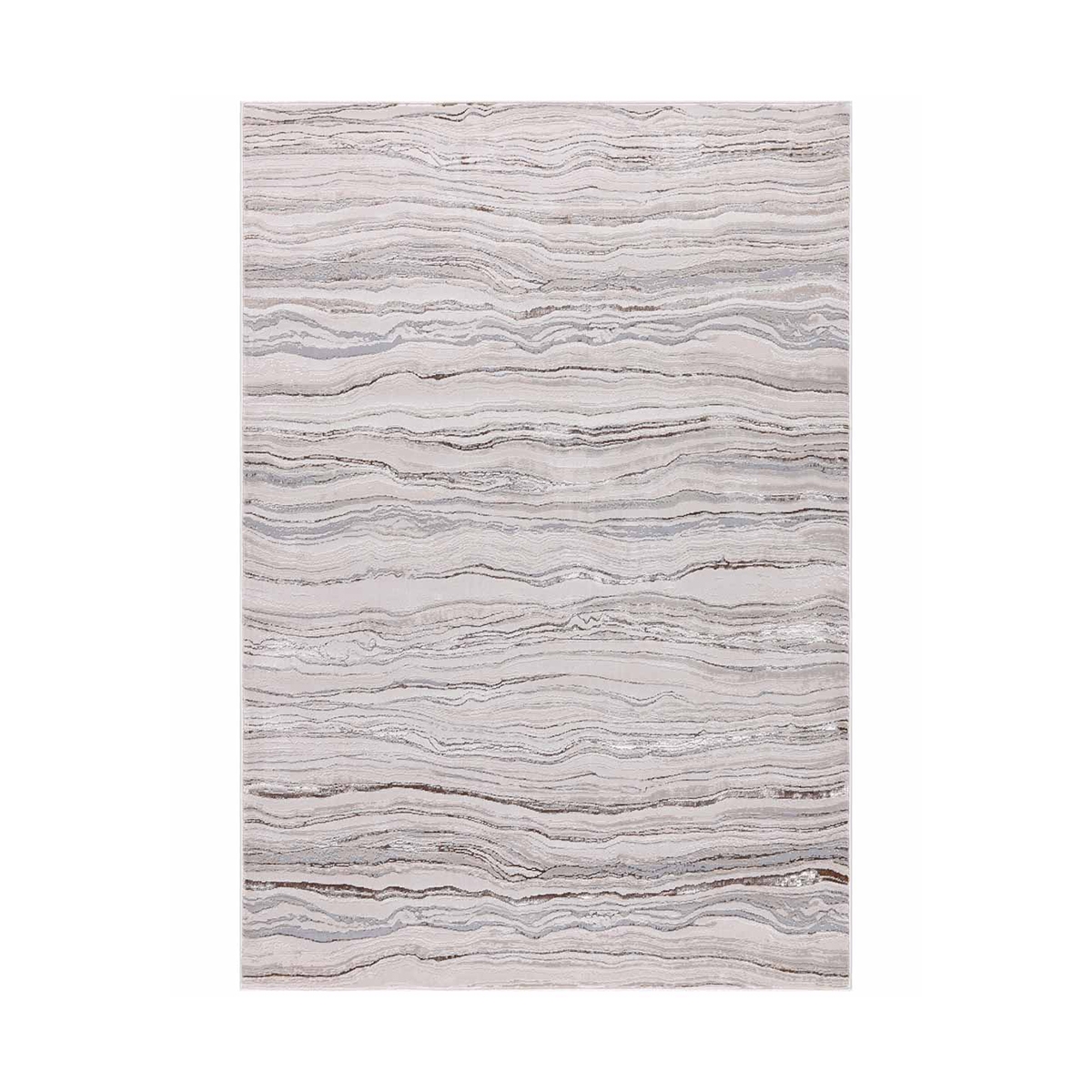 Alfombra moderna de diseño beige Nevada para salón Promoción