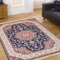 Alfombra persa azul Rubine para salón Venta