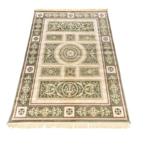 Alfombra de salón estilo persa verde Rubine Promoción