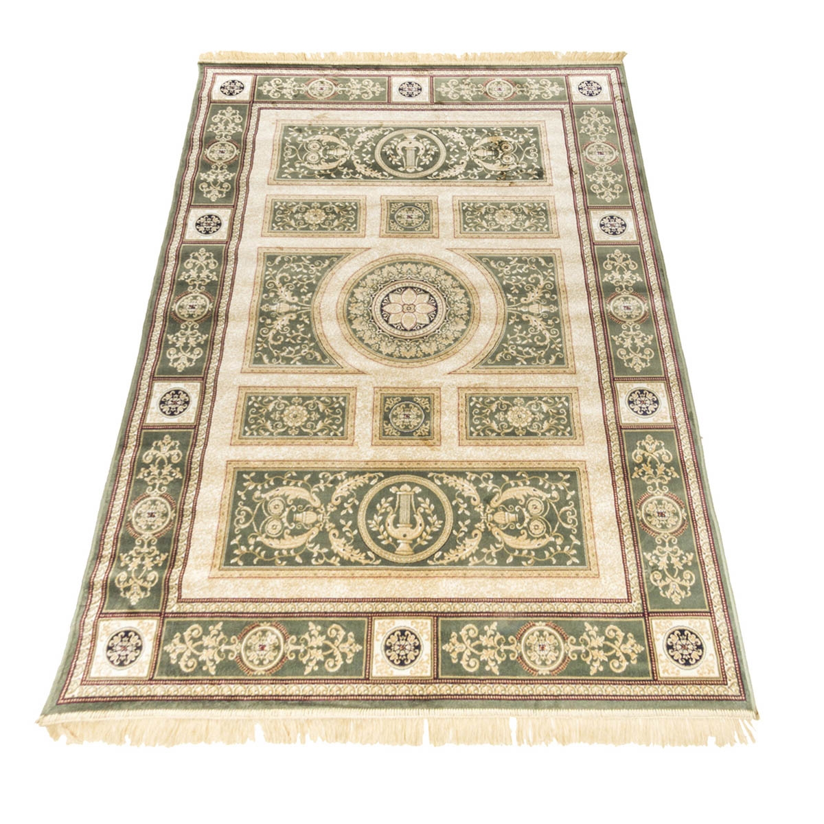 Alfombra de salón estilo persa verde Rubine Promoción