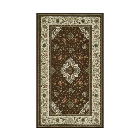 Alfombra oriental persa marrón Tabriz Promoción