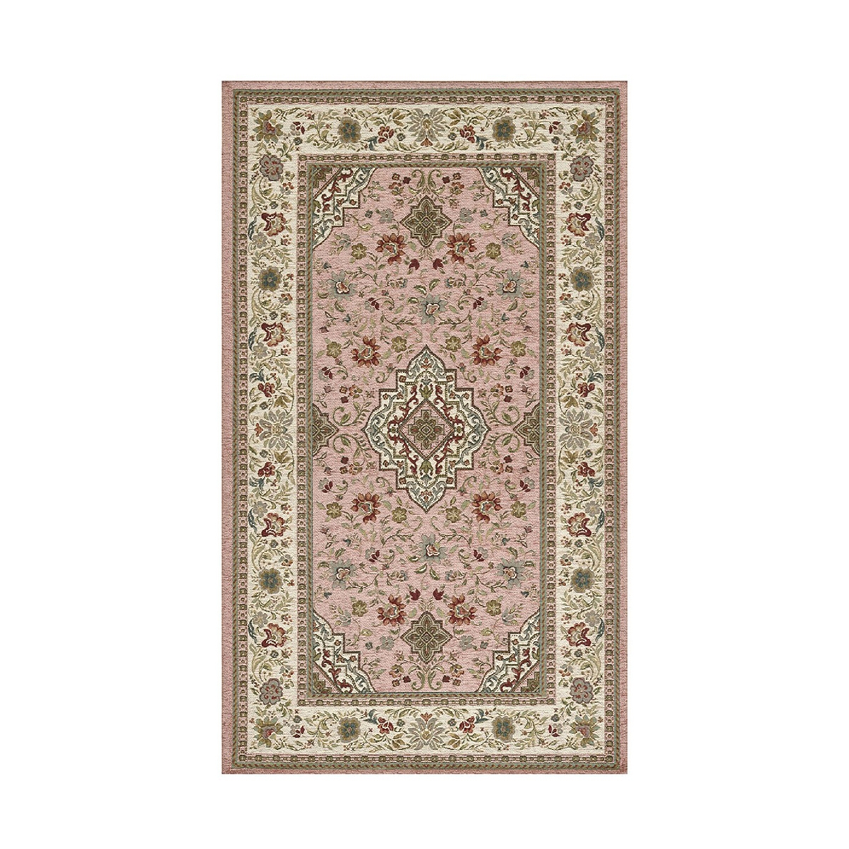 Alfombra oriental estilo persa color cipria Tabriz Promoción