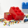 Contenedor apilable con tapa LEGO Storage Brick 8 botones 