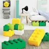 Contenedor apilable con tapa LEGO Storage Brick 8 botones 