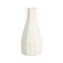 Jarrón de porcelana para flores y plantas diseño moderno blanco Atena Promoción