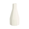 Jarrón de porcelana para flores y plantas diseño moderno blanco Atena Promoción