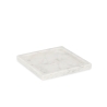 Plato decorativo cuadrado de mármol para interiores 20x20 Kandy Promoción