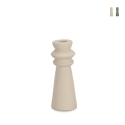 Portavelas de diseño moderno porcelana arenada 5x16 Freyr Promoción