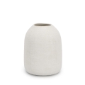 Maceta cilíndrica de cerámica blanca Ø15,8x19,5cm Papyrus Promoción