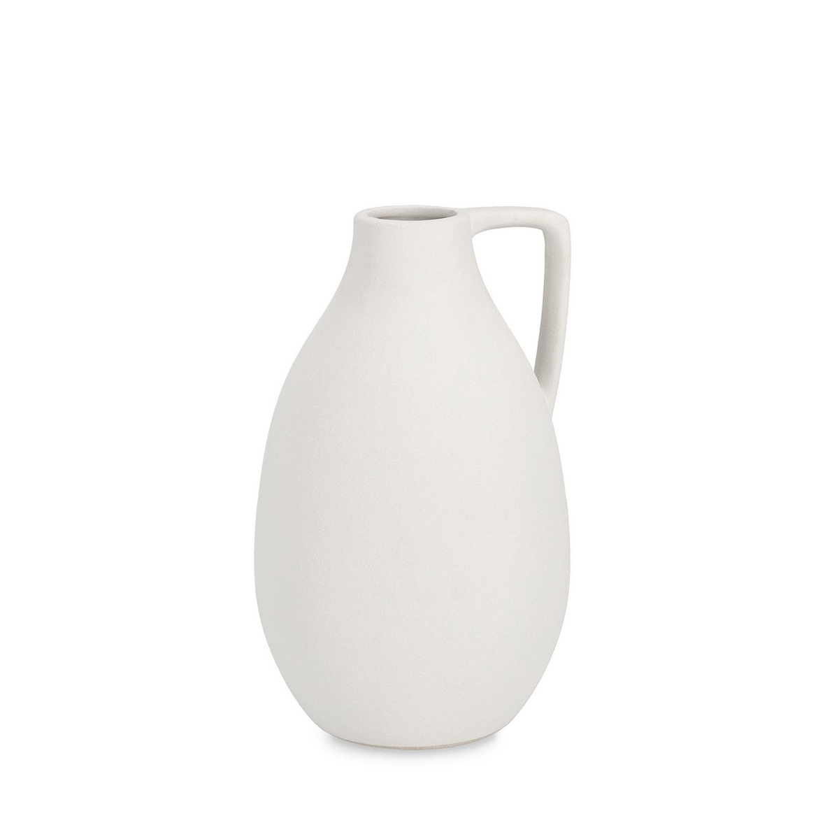 Maceta moderna de porcelana blanco arenado Ø14x24cm Freyr Promoción Maceta moderna de porcelana blanco arenado Ø14x24cm Freyr Promoción