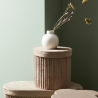 Vaso diseño moderno esfera con cuello de botella porcelana Althea Oferta