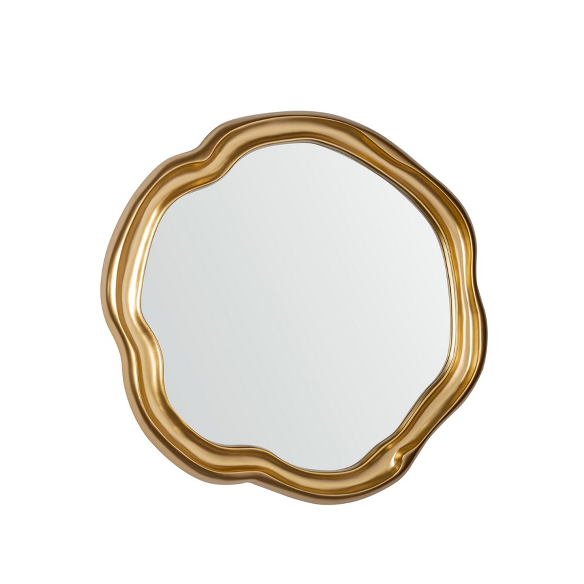 Espejo de pared decorativo redondo 75x75 cm marco dorado Felipe Promoción Espejo de pared decorativo redondo 75x75 cm marco dorado Felipe Promoción