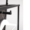 Espejo moderno de pie de cuerpo entero con barra para colgar ropa Ekbal Venta