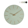 Reloj de pared minimalista diseño redondo 40 cm agujas doradas Timeline Promoción