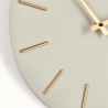 Reloj de pared minimalista diseño redondo 40 cm agujas doradas Timeline Elección