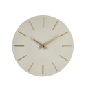 Reloj de pared minimalista diseño redondo 40 cm agujas doradas Timeline Modelo