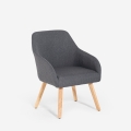 Silla estilo nórdico para cocina y comedor gris Yamori Promoción