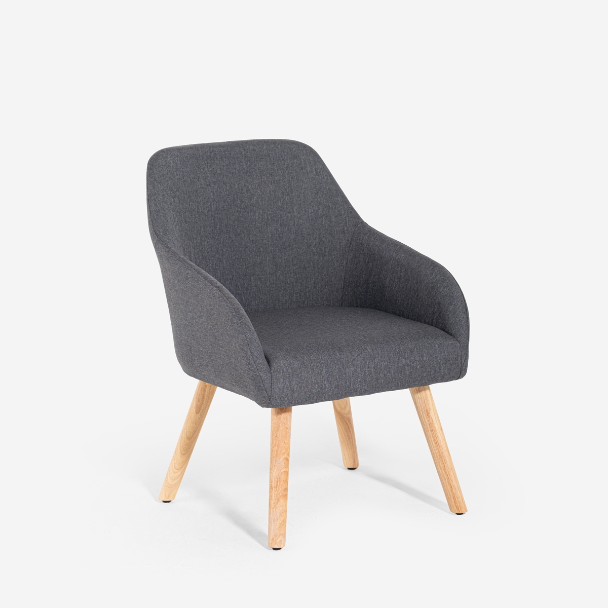 Silla estilo nórdico para cocina y comedor gris Yamori