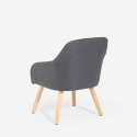 Silla estilo nórdico para cocina y comedor gris Yamori Oferta