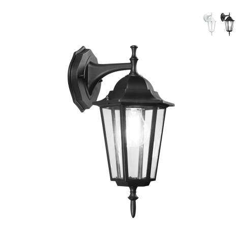 Aplique para pared exterior con difusor de vidrio IP44 Milano Promoción