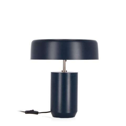 Lámpara de mesa estilo vintage de metal azul Kaithal Promoción
