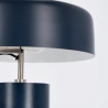 Lámpara de mesa estilo vintage de metal azul Kaithal Oferta