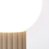 Lámpara de mesa estilo minimalista Ø15x30cm pantalla redonda de vidrio Delphine Rebajas