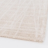 Alfombra moderna rectangular para salón beige crema 200x290cm Tania Venta