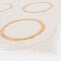 Alfombra rectangular 160x230 para sala con diseño de círculos Zina Oferta