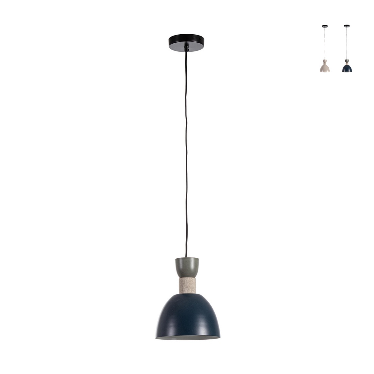 Lámpara colgante de metal estilo industrial moderno Jabalpur Promoción